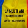 Mesaje La multi ani, Romania! Urari si felicitari decembrie