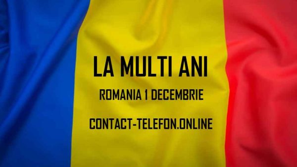 Mesaje La multi ani, Romania! Urari si felicitari decembrie
