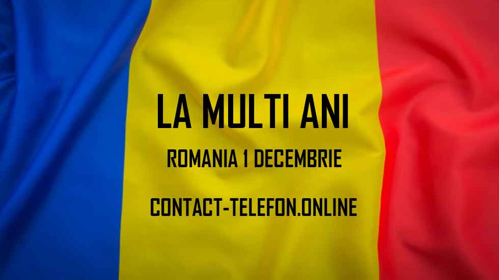 Mesaje La multi ani, Romania! Urari si felicitari decembrie