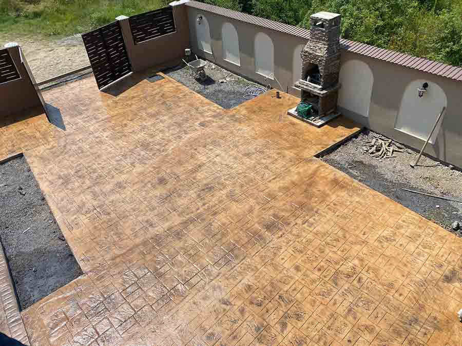 Beton amprentat buzau